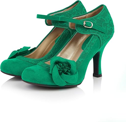 green mary jane shoes uk