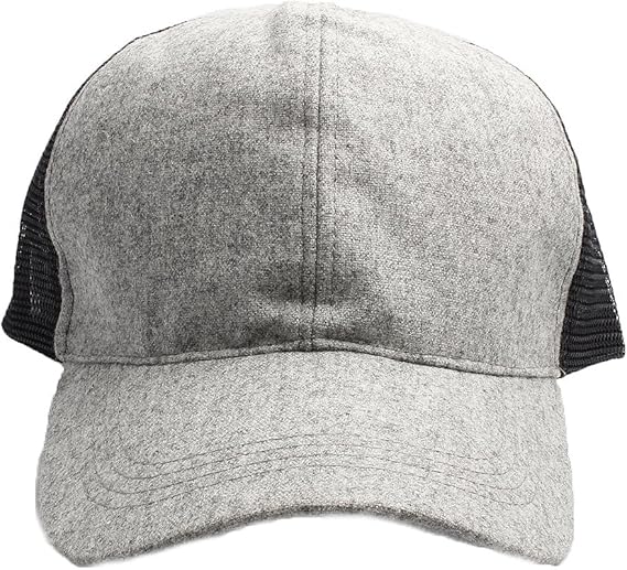 mens grey baseball cap