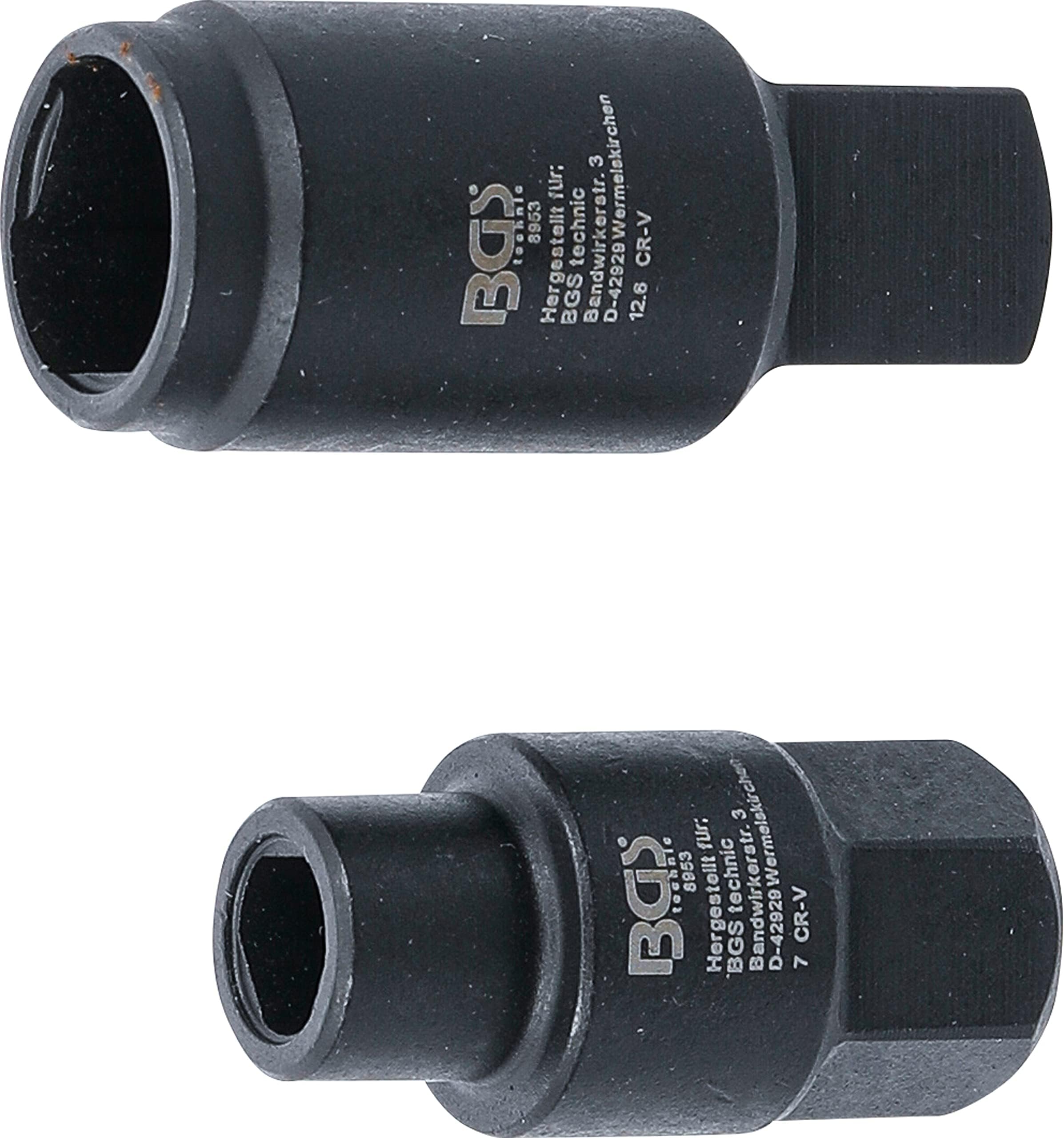 BGS 8953 | Sockets for Bosch Injection Pumps | 3-pt | 7 / 12.6 mm