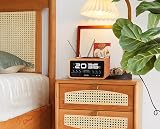 Roxel Nod Bedside Radio DAB/DAB+ FM Alarm Clock Qi Charging Oak view 8
