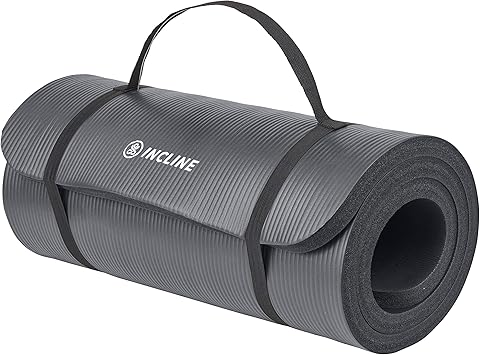 Amazon.com: Alfombrilla de ejercicio con correa para yoga ...