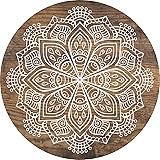 Décoration Salon Zen Tableau Fleur De Lotus Zen - Décoration Murale 30x45cm Pour Yoga Et Méditation | Cadre Bois Bleu Sarcelle Lzimu Fleur De Lotus