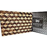 Large Acacia Wood Cutting Board for Kitchen, KAV Wooden Cutting Boards for Countertop, Use to Cut Bread, Meat, Cheese, Vegeta