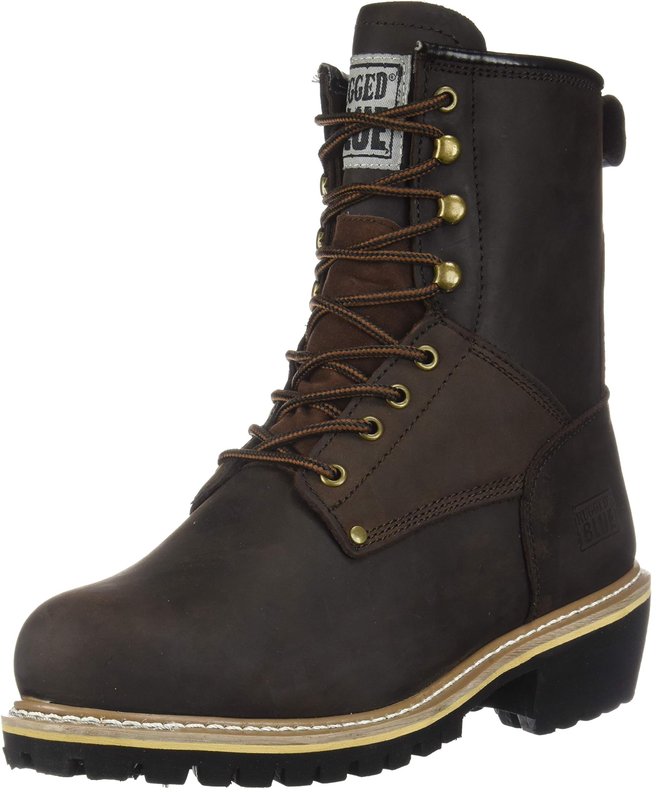 Rugged Blue Pioneer II Logger Boot