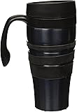 Copco 2510-2903 Bliss Double Wall Stainless Steel Travel Mug with Spill Resistant Lid and Contoured Handle, 14-Ounce, Navy Blue