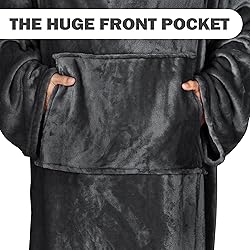 Solaris Travel Wearable Blanket with Sleeves, 2 in