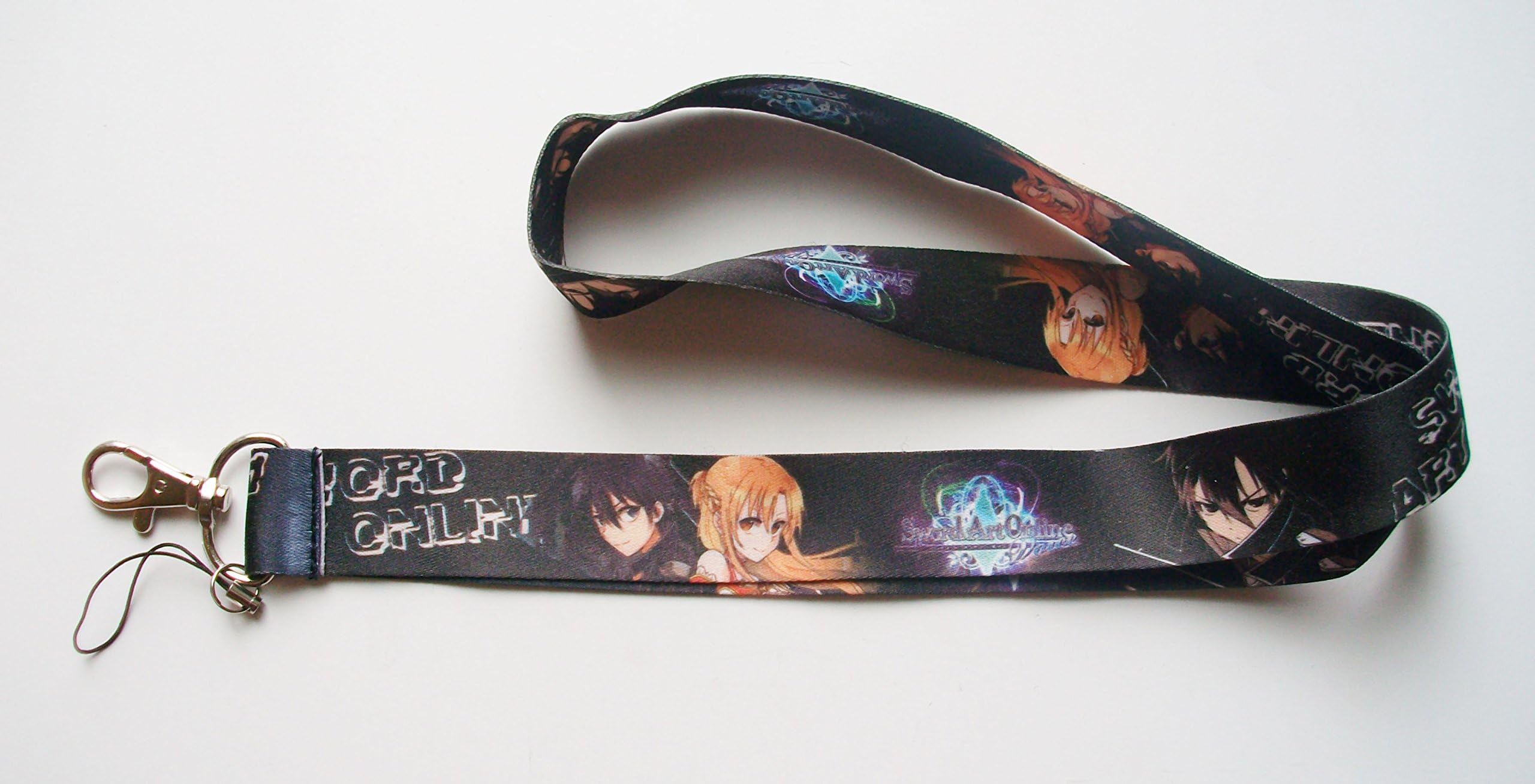Anime Sword Art Online Characters Fabric Lanyard