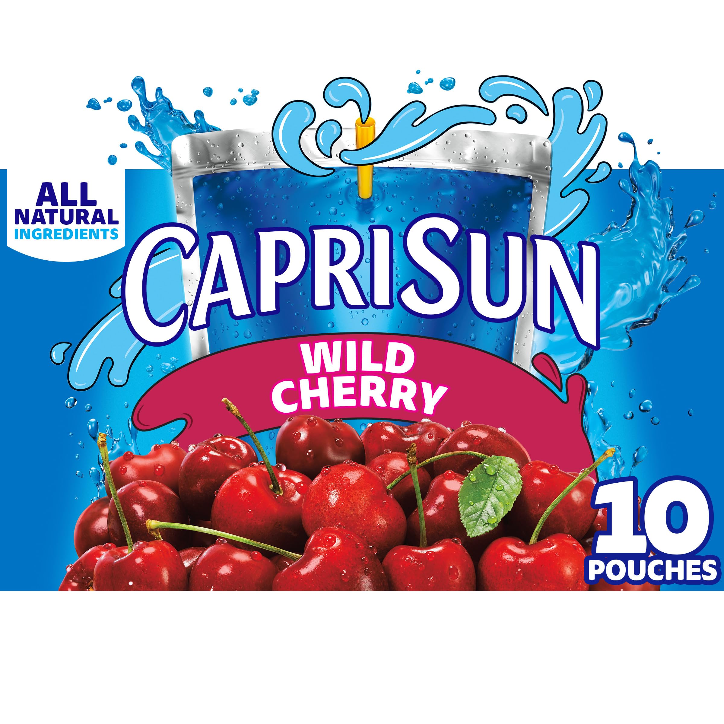 Capri Sun Wild Cherry Flavored with other natural