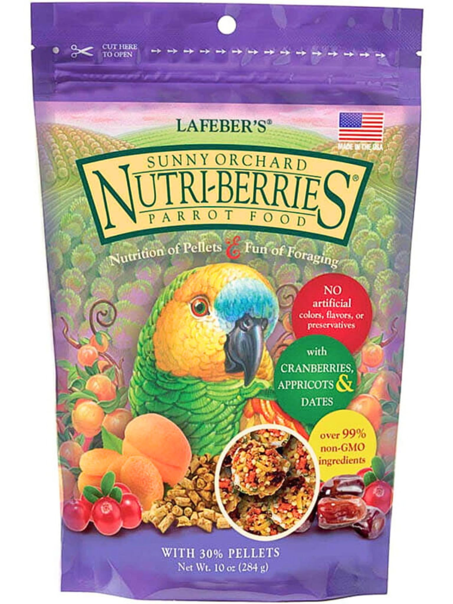 Lafeber Sonni ger Fruit Garden Papa Gei, 284 g