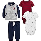 Simple Joys by Carter's baby-boys 4-piece Jacket, Pant, and Bodysuit Set
