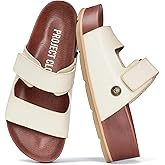 Project Cloud 100% Genuine Leather Platform Sandals Women Footwear-Beach Essentials Summer Wedges with Plush and Soft Insole-Non Slip & Lightweight Wedge Sandals For Women 2026