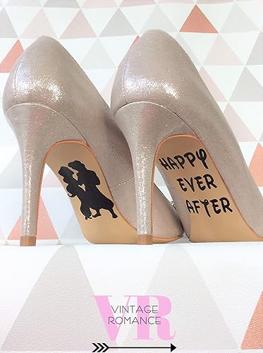 Jasmine And Aladdin Disney Princess Wedding Day Shoe Sole Decal