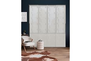 GoDear Design Adjustable Sliding Panel Blinds, Fits Windows, Patio Doors, Sliding Glass Doors, Room Dividers, Adjustable Widt