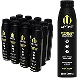 UPTIME – White Peach Lemonade - Cane Sugar (12 Pack), Premium Energy Drink, 12oz Bottles, Natural Caffeine, Sparkling, Natura
