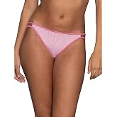 Vanity Fair Women's Illumination String Bikini Panties, Silky Stretch &amp; Satin Trim