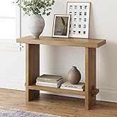 Nathan James Virgo Wood Accent Storage Console Sofa Table, for Entryway, Hallway or Living Room, 1, Light Brown