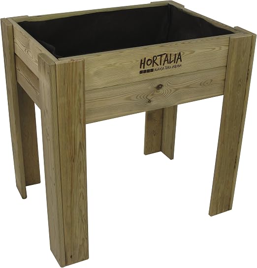 Hortalia Garden Brico - Huerto Urbano Mesa de Cultivo, Talla M, 80 ...