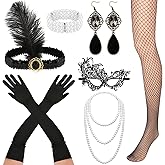 Cridoz Flapper Accessories for Women - 1920s Gatsby & Roaring 20s Style