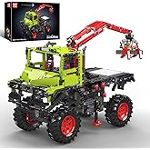 Mould King 17038 Off-Road Trucks Building Kits, All-Terrain 4x4 Mountain Truck Car Sets Model with Electric Motor, Gift for A