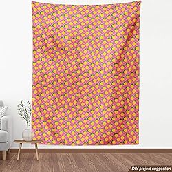Ambesonne Lemon Fabric by The Yard, Lemons with