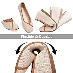 Frank Mully Womens Square Toe Flat Shoes