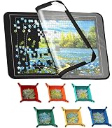 MOZOOSON Jigsaw Puzzle Board 32 x 22in with 6 Sorting Trays and Cover view 1