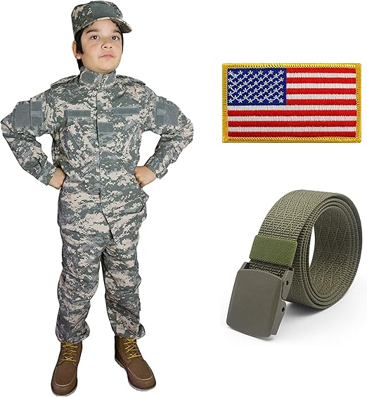 Amazon Com Traje Militar Realista Para Ninos Traje Tactico De