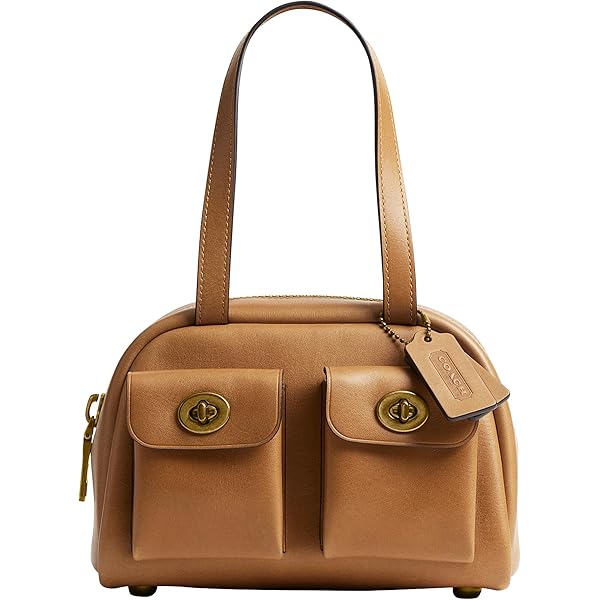 Amazon.com: Coach Twin Turnlock Bag 20, 1Z/Olive : Clothing