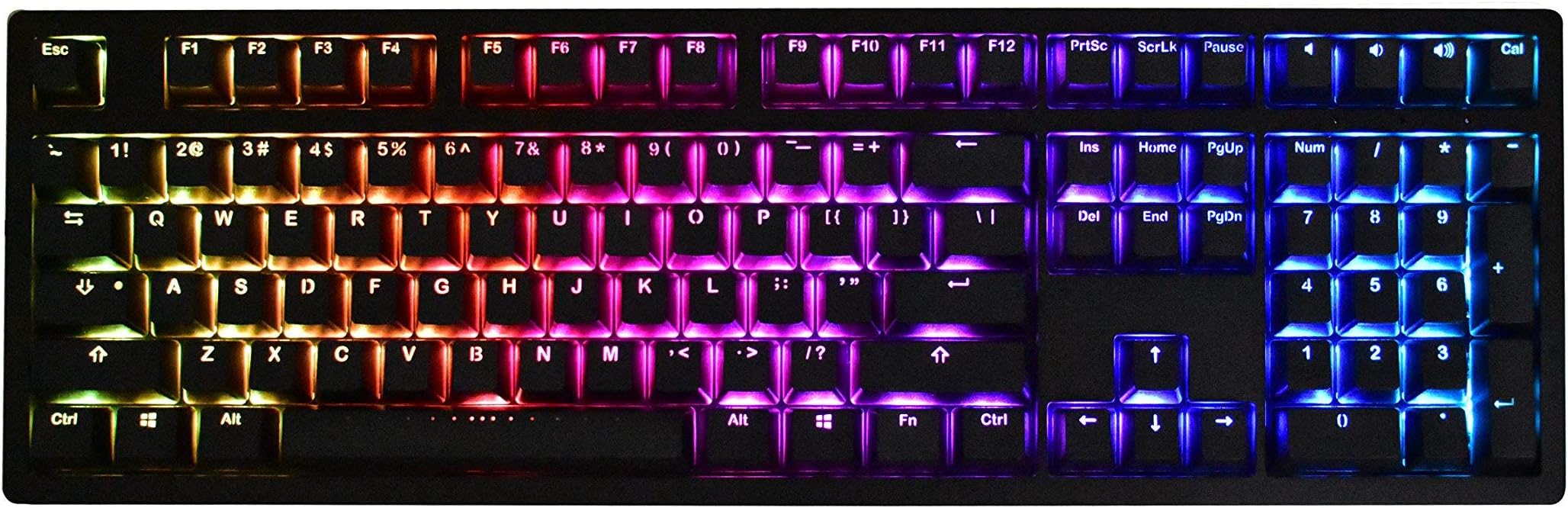 iKBC MF108 V.2 RGB Mechanical Keyboard with Cherry MX Brown Switch, Black Aluminum Case and Black PBT Double Shot Keycap, Gaming and Typing mechanical keyboard for PC, Computer (ANSI/US Layout)