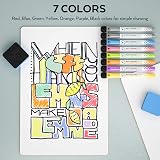 Nicpro 2 Pack Dry Erase Mini Whiteboard A4 22x30 cm Double Sided Lapboard view 5