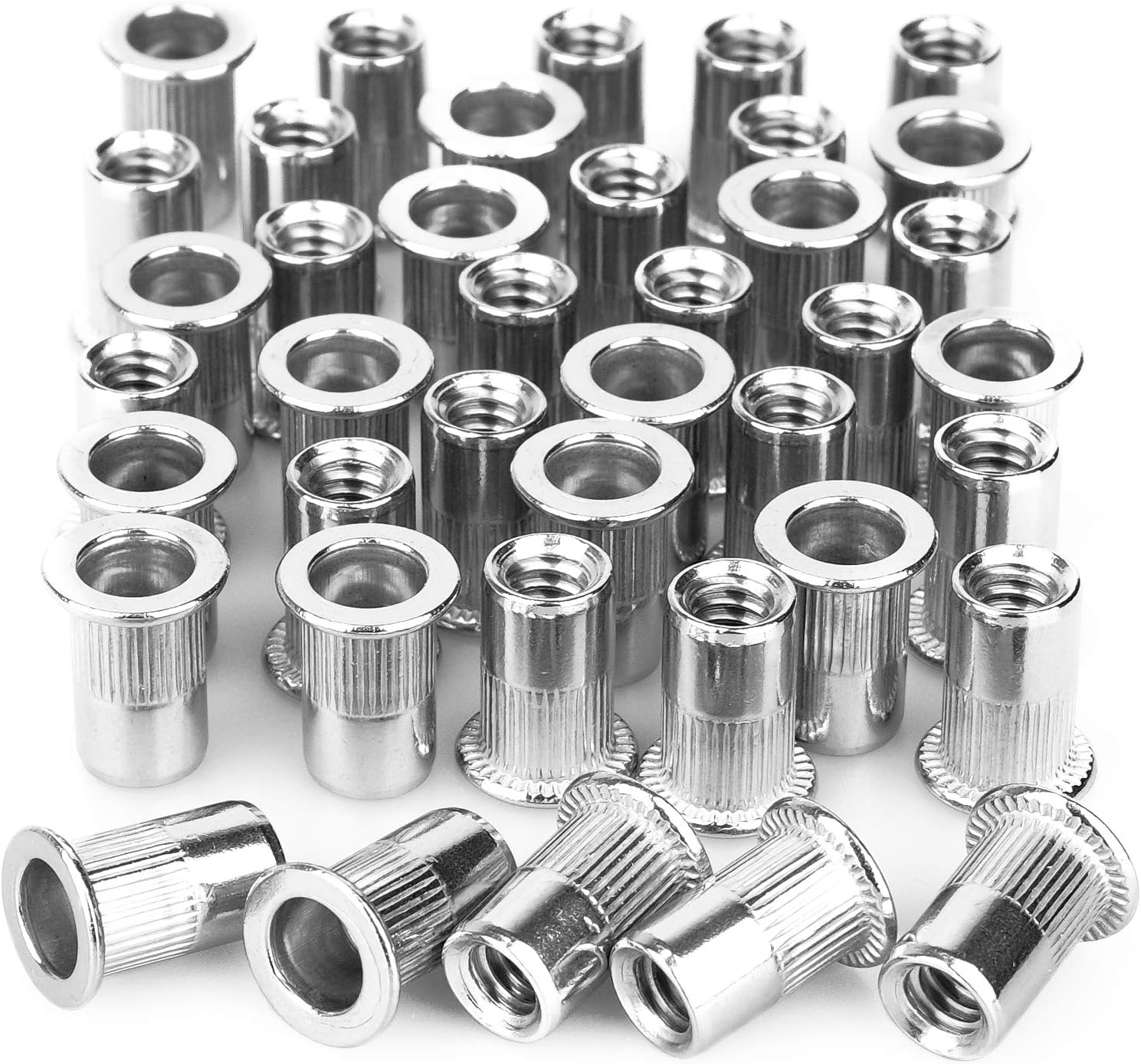 Pneumatic Riveters TSBS616, LFK Steel Rivet Nut Rivnut Insert Nutsert # 3/8-16 10 Pcs Steel Punch 3/8 In Punch Metalworking Punches - Foto 11