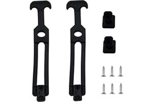 Creatyi 2 PCS Latest Model 8'' Rubber Flexible T-Handle Draw Latches,for Tool Box,Cooler, Golf Cart, Engineering Machine Hood or Farm Machinery