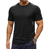 MAGCOMSEN Mens Rash Guard Short Sleeve UPF 50+ Sun UV Quick Dry Shirts Workout Swim Running Athletic T-Shirt