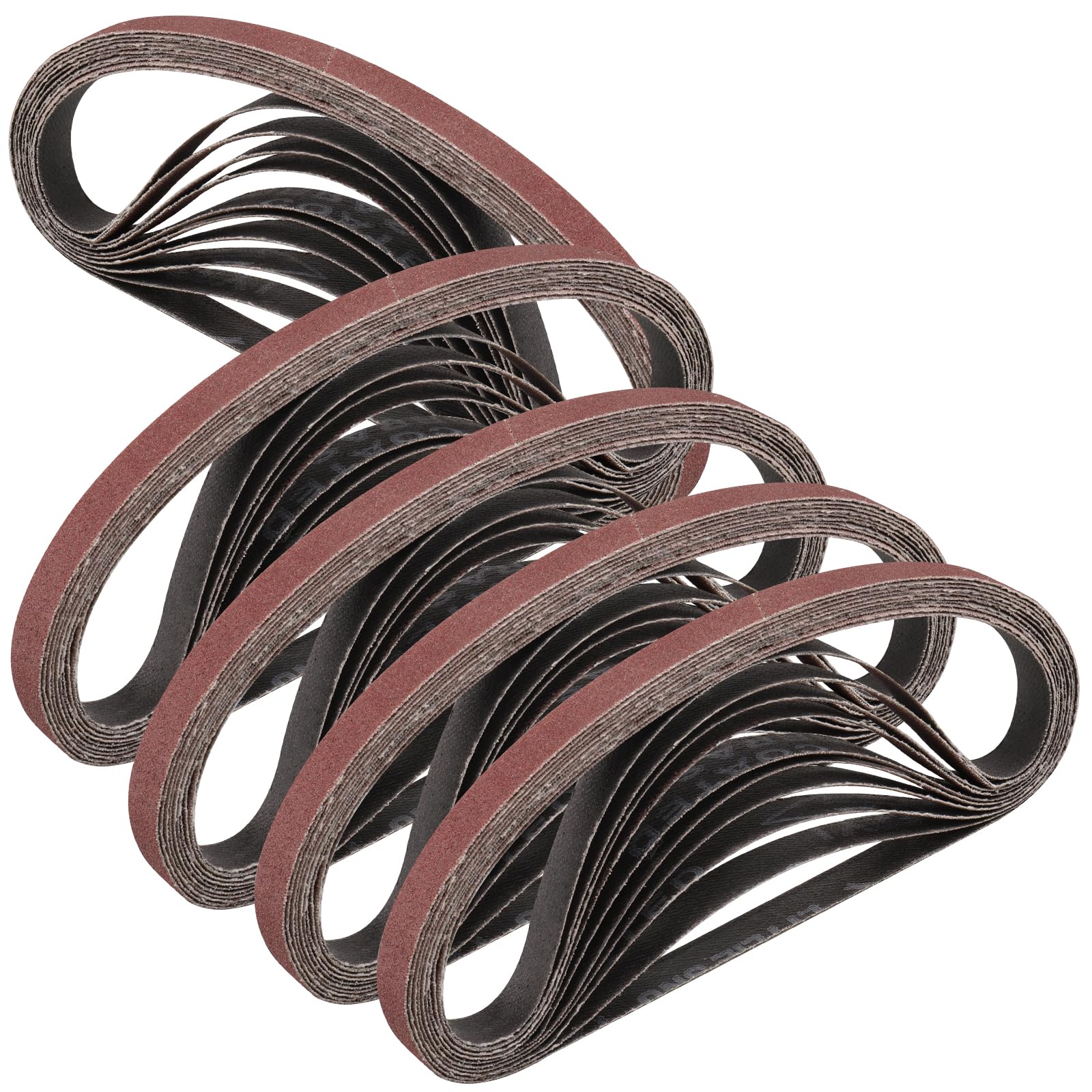 STEBRUAM Sanding Belt 13 x 457 mm,50PCS 100 Grit