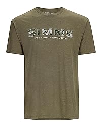 Simms Men's Logo Classic T-Shirt – Cotton Blend