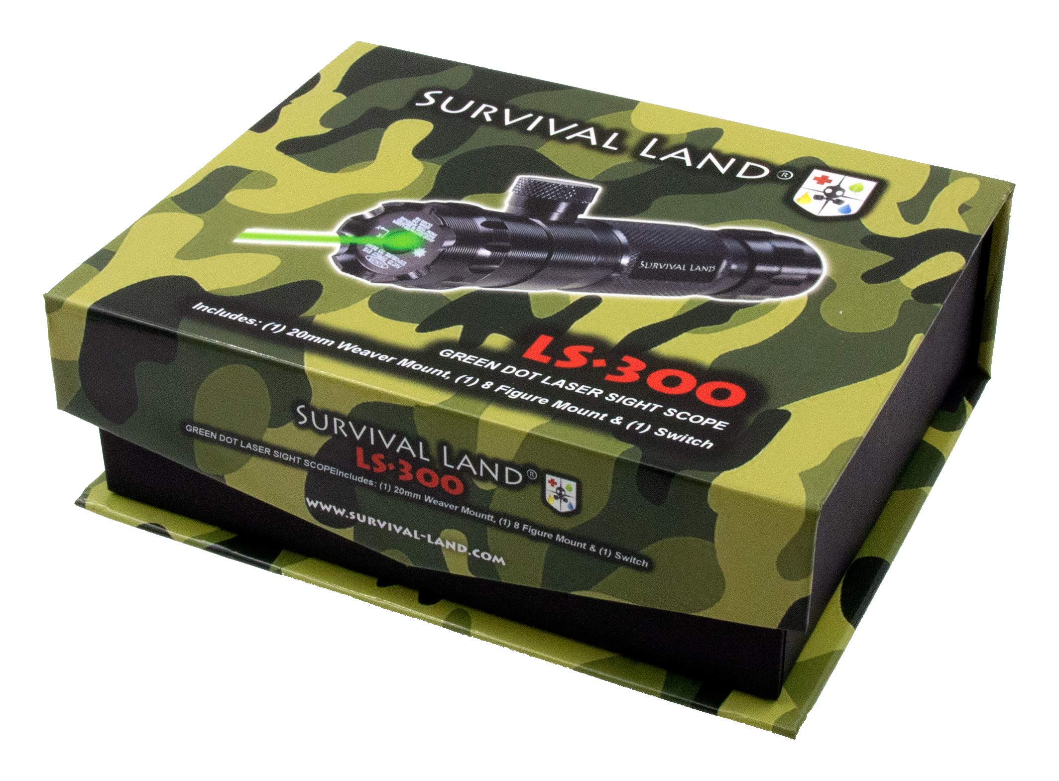 Survival Land LS-300 Shockproof 532nm Tactical Green Laser Sight, Rifle Gun  Scope – Includes 20mm Picatinny Rail, 1… - Airsoft Gun Room