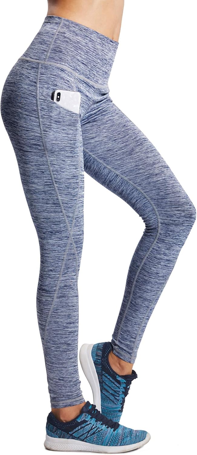 Neleus Women's Yoga Pant Running Workout Leggings with Pocket Tummy Control High Waist: Clothing