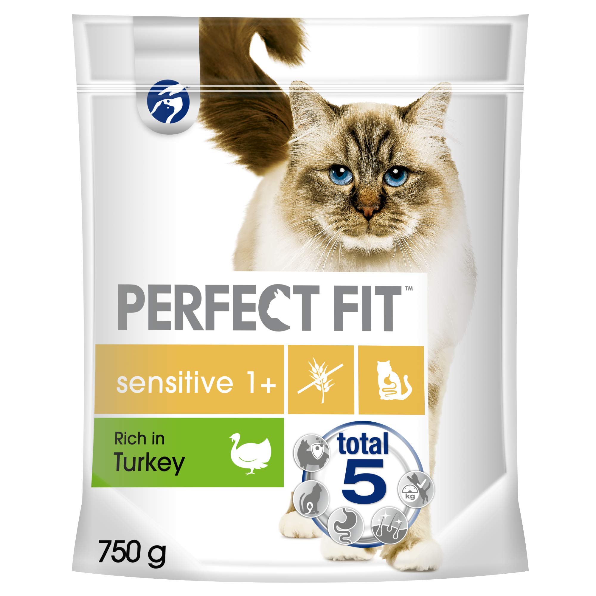 perfect fit sensitive dry cat food
