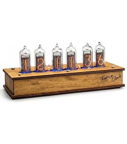 Amazon.com: Retro Nixie Clock Inspired Modern Digital Gixie Clock