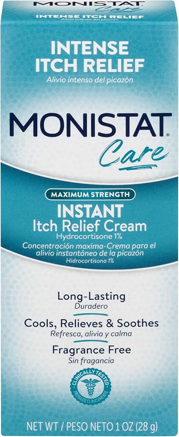 Amazon Com Monistat Care Instant Itch Relief Cream Max Strength