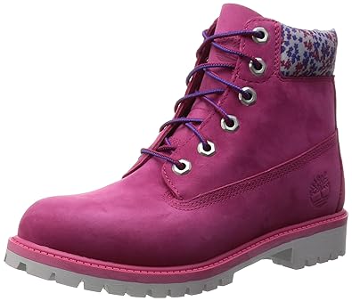 pink and purple timberlands