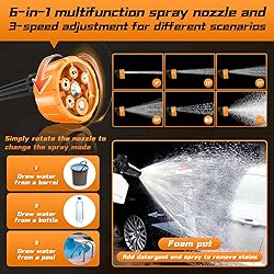 Cordless Pressure Washer, 970PSI Portable Power