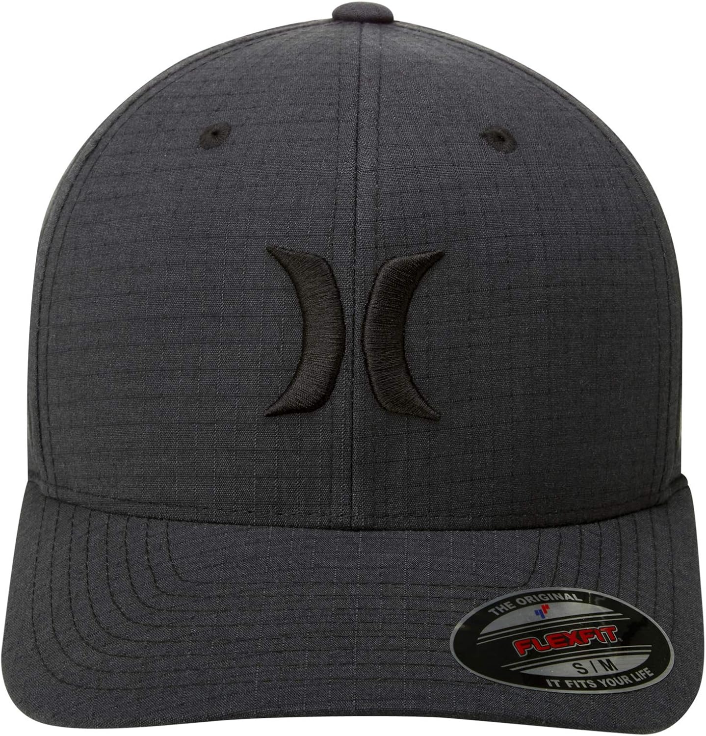 Hurley Men's Black Textures Baseball Cap: Clothing