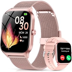 Smart Watch for Women, Answer/Make Call/AI Voice,1.85" HD Smartwatch for iPhone/Samsung/Android, 120+ Sport Modes Fitness Tra