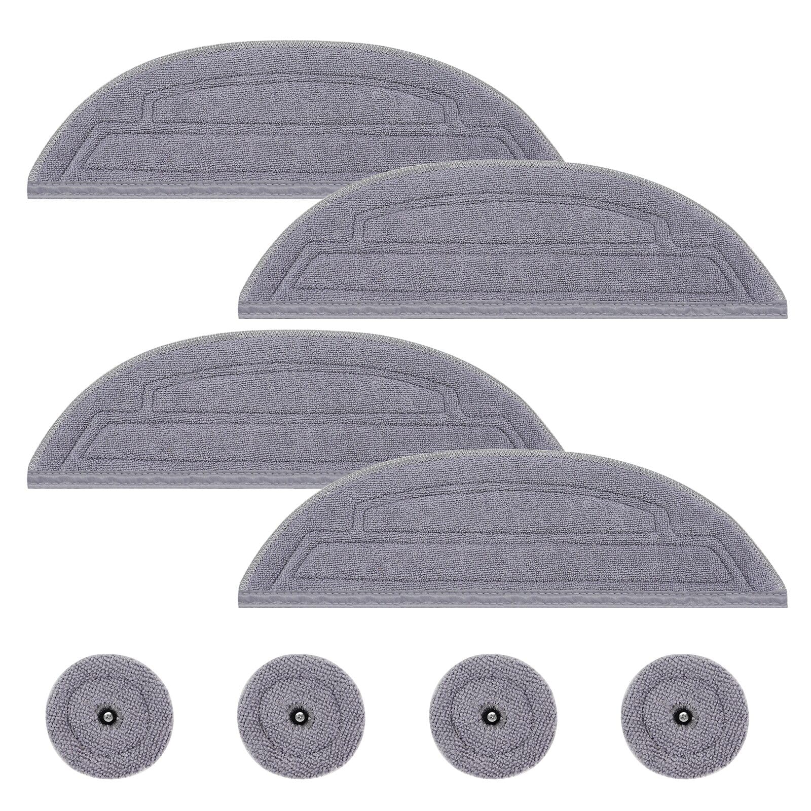 Photo 1 of VIEWALL 4 Pack Mop Cloths + Edgewise Mop Cloths Compatible with Roborock S8 Max Ultra / S8 MaxV Ultra Robot Vacuum Cleaner, with Dual Sonic Vibrations Modules, Mop Pad Replacement Accessories