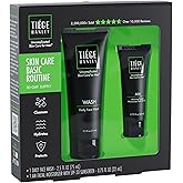 Tiege Hanley Basic Skin Care Set for Men, Hydrating Face Wash & Daily Face Moisturizer With SPF 20 Sunscreen, Basic Facial Kit for Men, Gentle on Sensitive Skin, Men’s Skincare, 2 Piece Kit