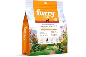 FURRY WONDER Freeze Dried Raw Dog Food Duck and Chicken Recipe 16 Ounce, USD Made Grain Free High Protein Dog Food for Complete Meal or Food Topper, Freeze Dried Raw Diet for Mobility Advance
