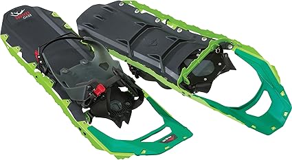 Amazon Com Msr Revo Explore All Terrain Snowshoes 25 Inch Pair Spring Green Sports Outdoors
