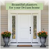SG Traders Large Tampa Urn Plant Pot Stand Pack of 2 33x39cm UV Resistant view 6