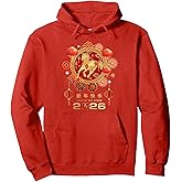 Chinese New Year 2026 Year Of The Horse Pullover Hoodie